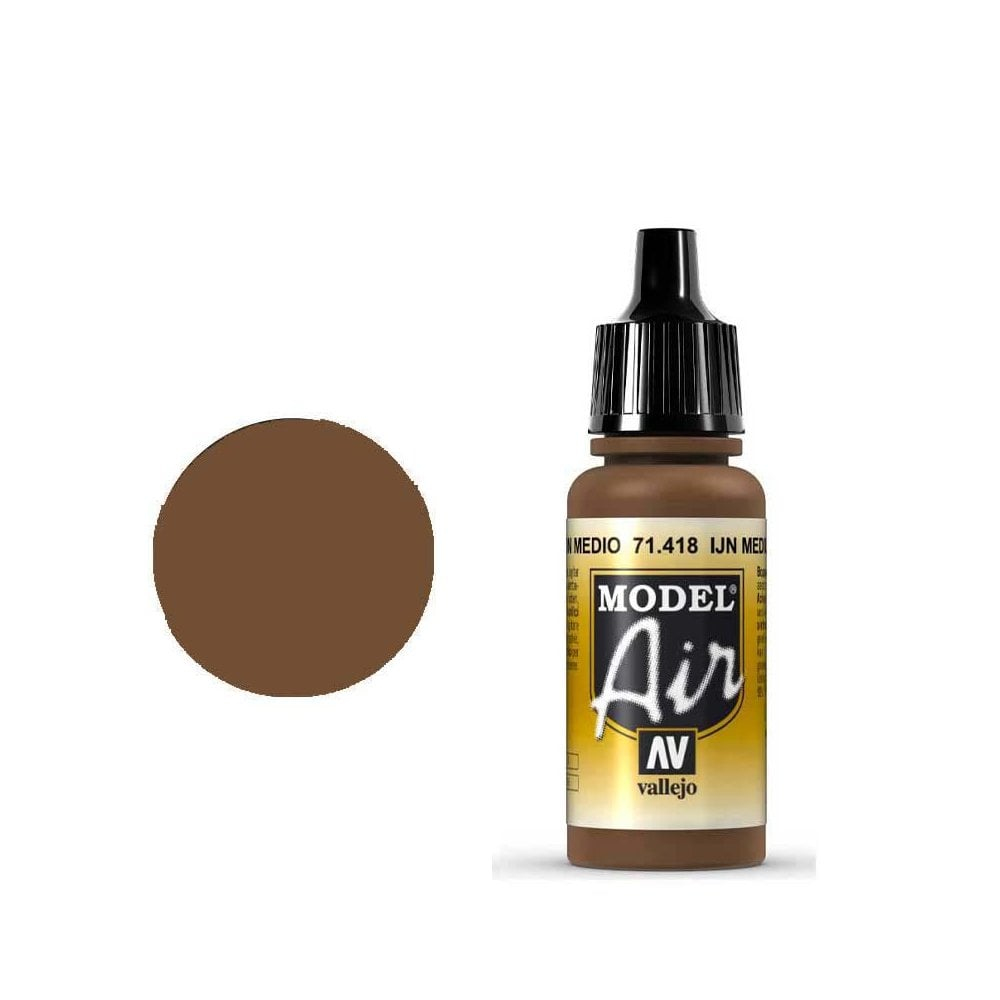 VAL71418 - AV Vallejo Model Air 17ml  - IJN Medium Brown