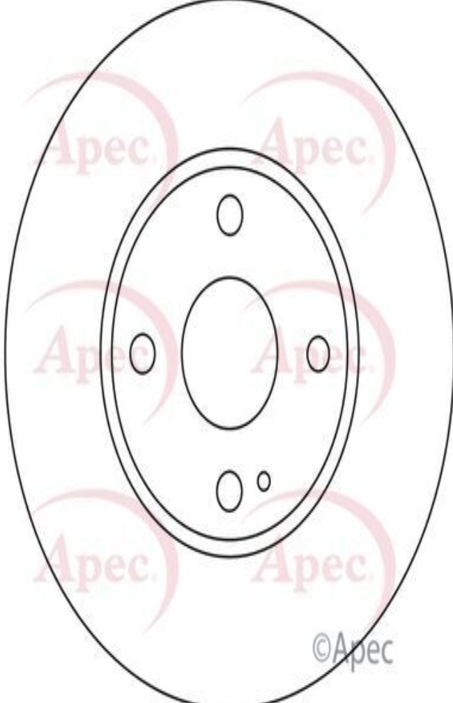 Brake Disc Front Vented Braking System Fits Mazda Mazda2 MX-5 APEC DSK3307