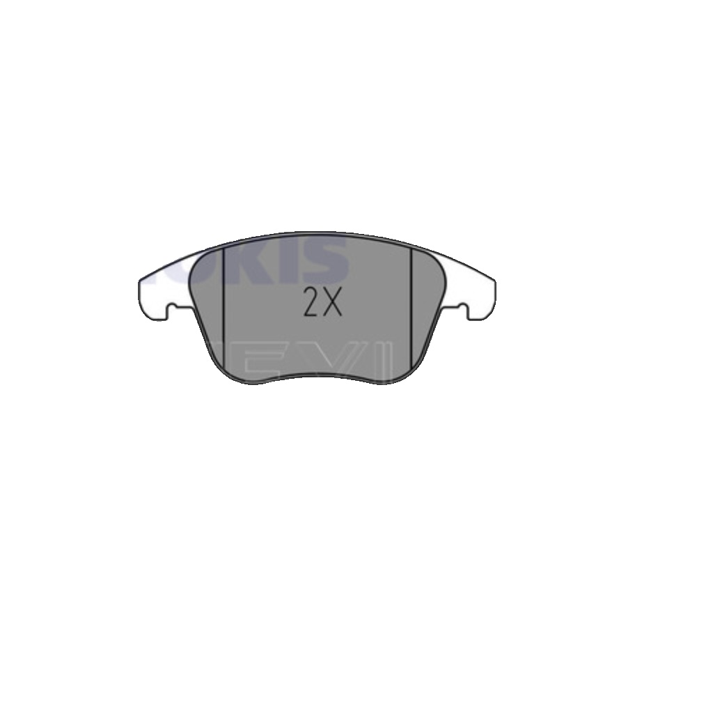 Front MEYLE GERMANY 025 222 6920/PD Brake Pad Set, disc brake for FORD