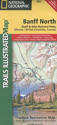 Banff North Map Banff and Yoho National Parks