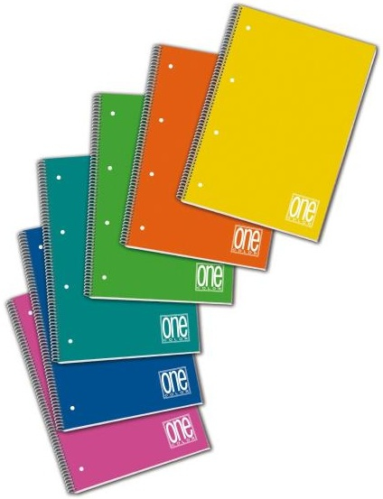 Quaderno Spiralato One Color Blasetti - A4 Plus - Quadretti 4 mm senza Margini -