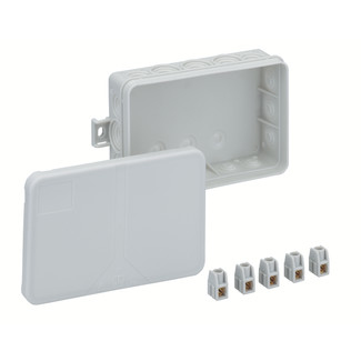 SPELSBERG - IP55 Grey Junction Box (130x85x37mm)