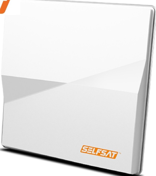 Selfsat H50M Single Monoblock LNB Hotbird & Astra 1 On One Flat Dish