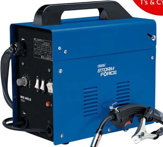 Draper 70050 Draper Storm Force Gasless MIG Welder 150A