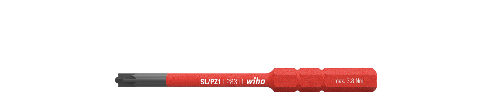 Wiha 34589 Slimbit Screwdriver Plusminus Pozidrive SL PZ1 1000v VDE Electrician