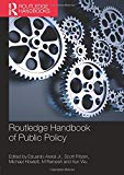 Routledge Handbook of Public Policy