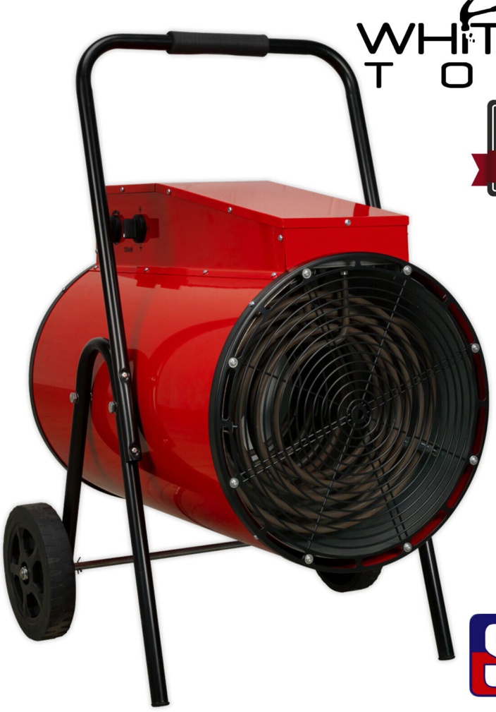 Sealey EH30001 Industrial Fan Heater 30kW 415V 3 phase Garage Workshop heater