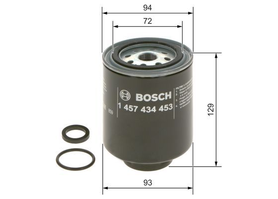 BOSCH FUEL FILTER FORD  KIA MAZDA MITSUBISHI SUZUKI VAUXHALL N4453