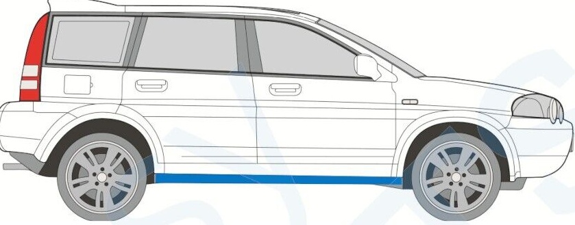HONDA HR-V HRV 5 DOOR 1999-2006 SILL REPAIR PANEL / RIGHT = LEFT / PAIR