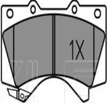Original MEYLE Brake Pad Set Disc Brake 025 243 8618/W for Toyota