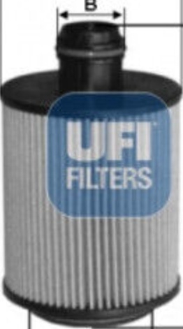 25.110.00 UFI FILTRO OLIO PER VOLVO S60 2.0 15-