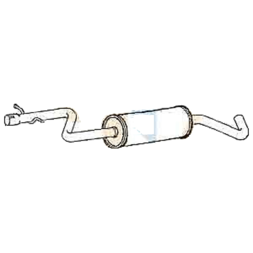 Klarius VW612K Exhaust Centre Box GOLF 1.4 04-06