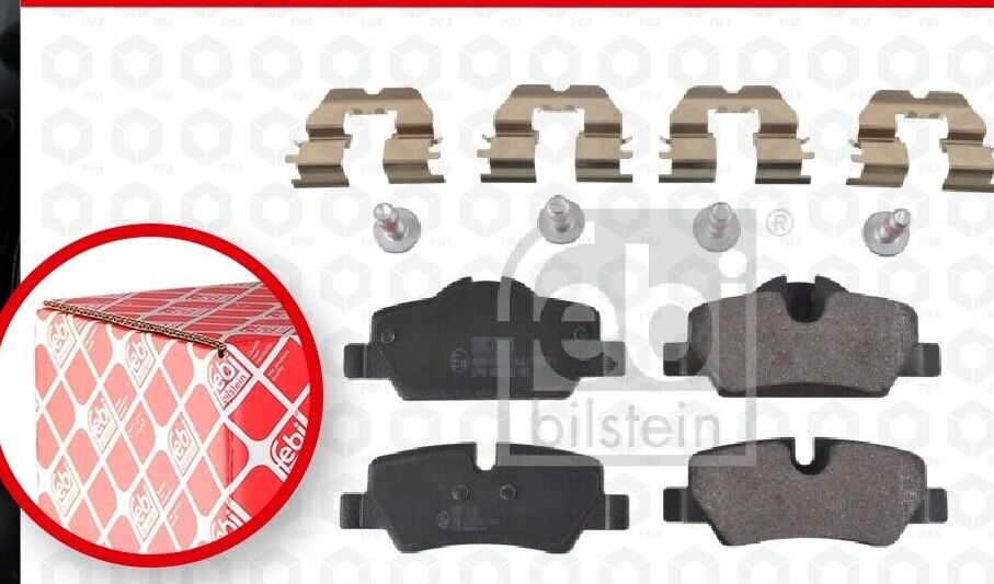 FEBI 116290 BRAKE PAD SET DISC BRAKE Rear