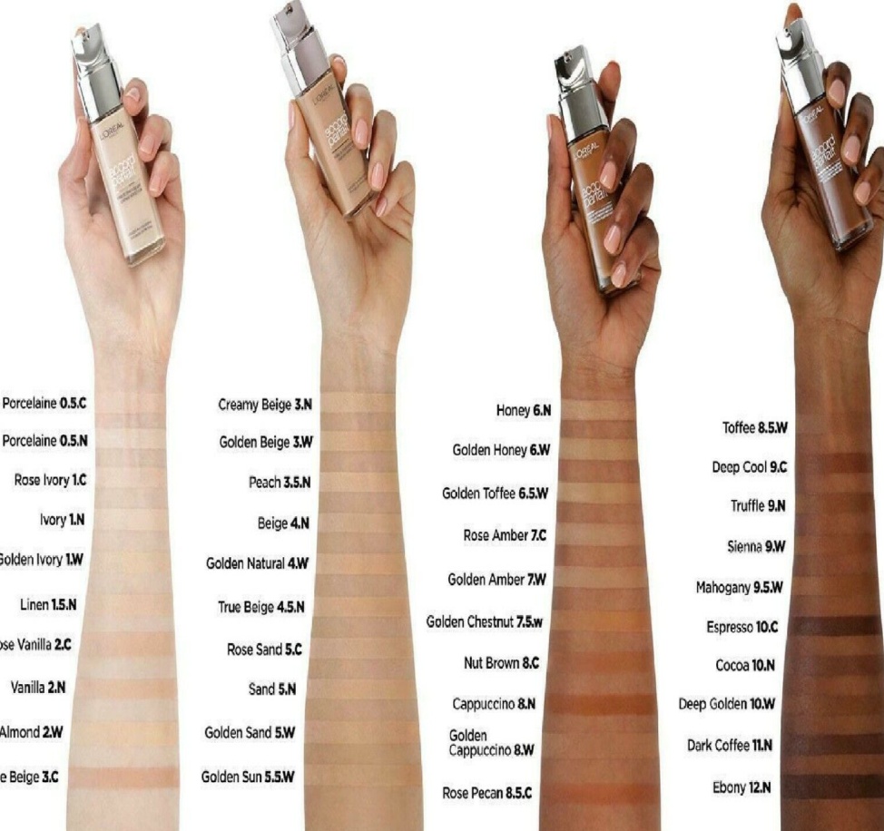 L'Oréal Paris True Match Liquid Foundation SPF Hyaluronic Acid 1C 30ml