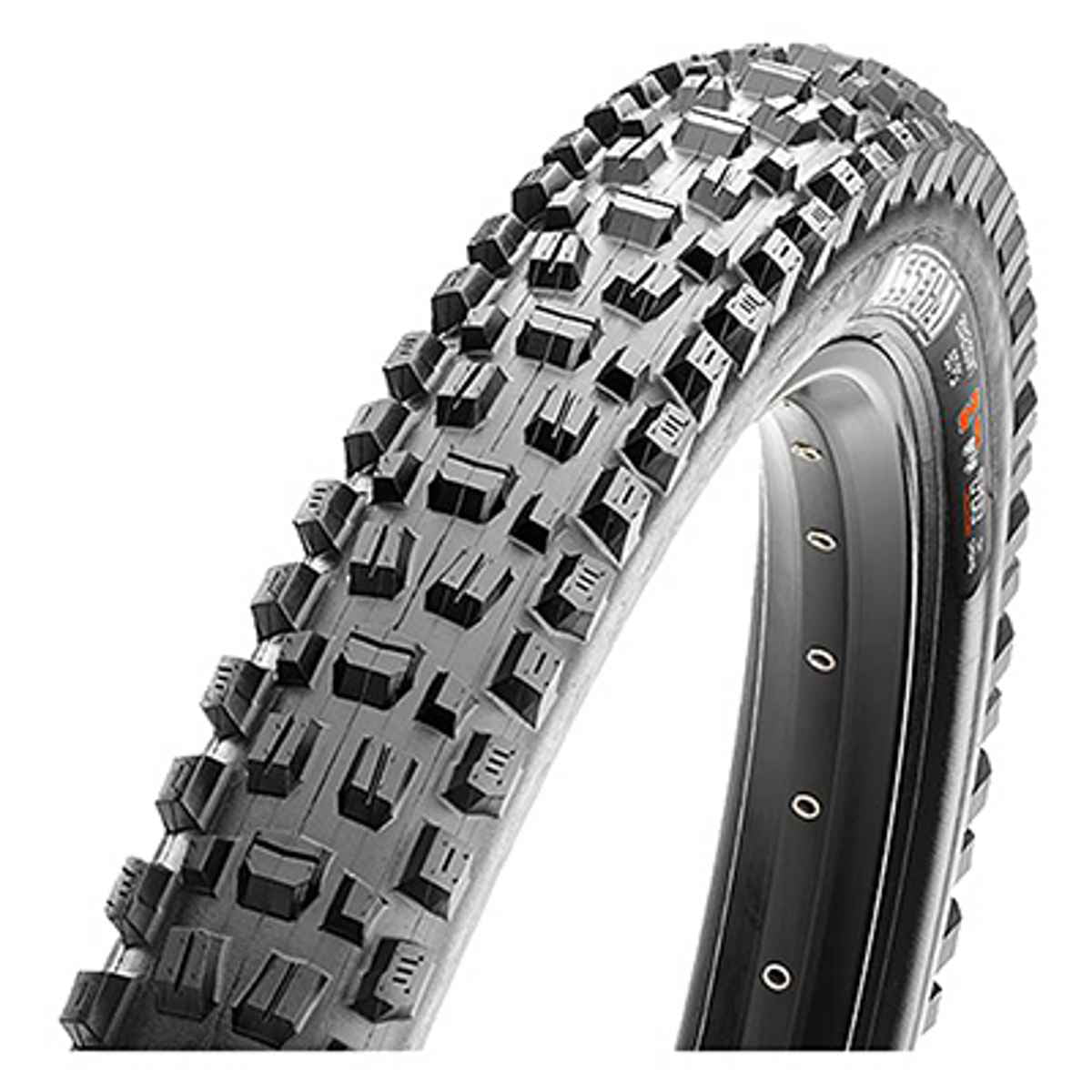 Maxxis 60TPI Dual EXO TR Assegai Tyre 27.5 x 2.6 Folding - Black (27.5x2.6'')