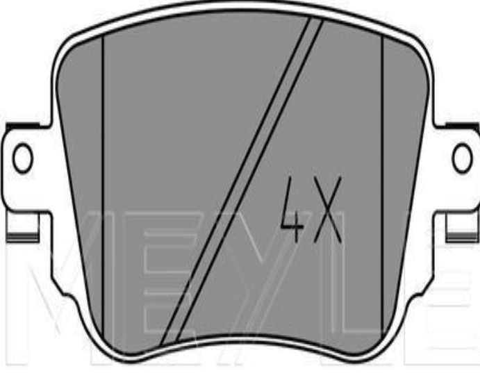 Rear MEYLE GERMANY 025 251 0917 Brake Pad Set, disc brake for AUDI,SEAT,SKODA,VW