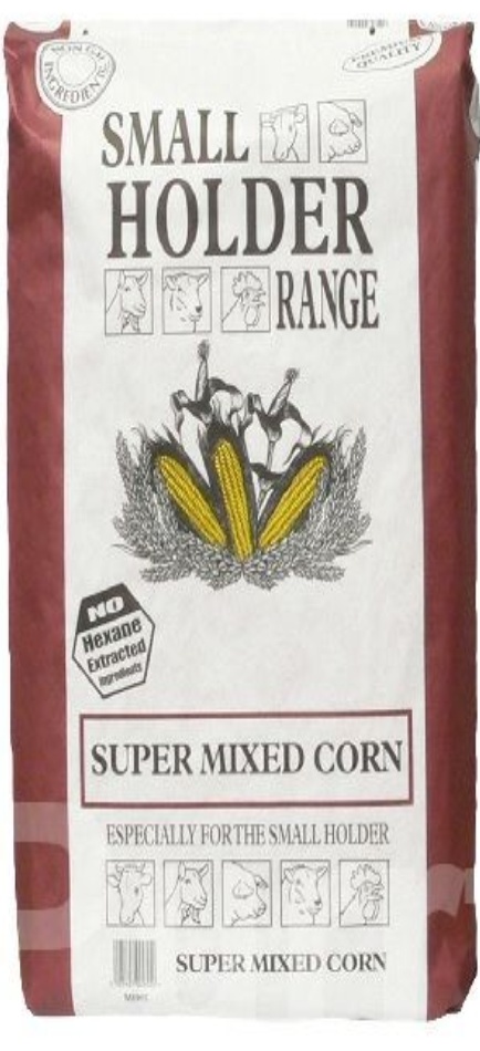 20KG ALLEN & PAGE SUPER MIXED CORN PEAS GRIT & CALCIUM CHICKEN POULTRY DUCK FOOD