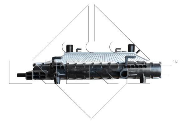 RADIATOR ENGINE COOLING 53024A FOR CHYA/CHYB/CHZB/CHZC/CHZE/DKLD/DKRC 1.0L 3cyl