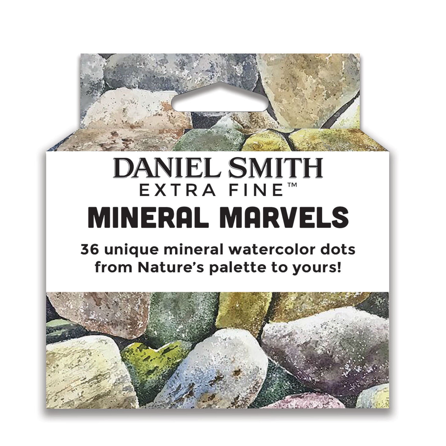 Daniel Smith : Watercolour Dot Card : 36 Mineral Marvels Colours