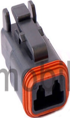 Deutsch DT 06 2S plug W2S wedgelock DT06-2S contacts for 0.5mm > 1.0mm CSA wire