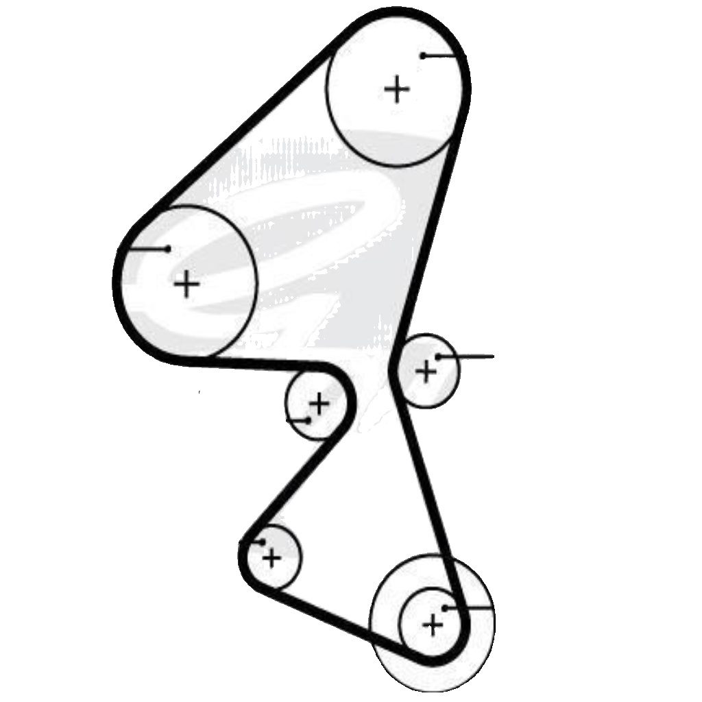 Gates Timing Belt - 5656XS - MPN: 5656XS - Zoro