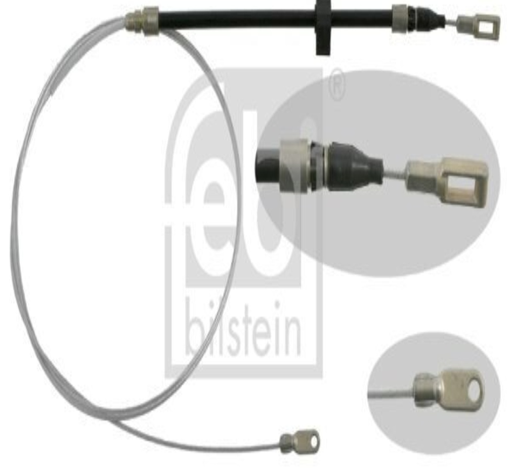 FEBI BILSTEIN CABLE PULL, PARKING BRAKE FRONT MERCEDES-BENZ VW LT 28-46 SPRINTER