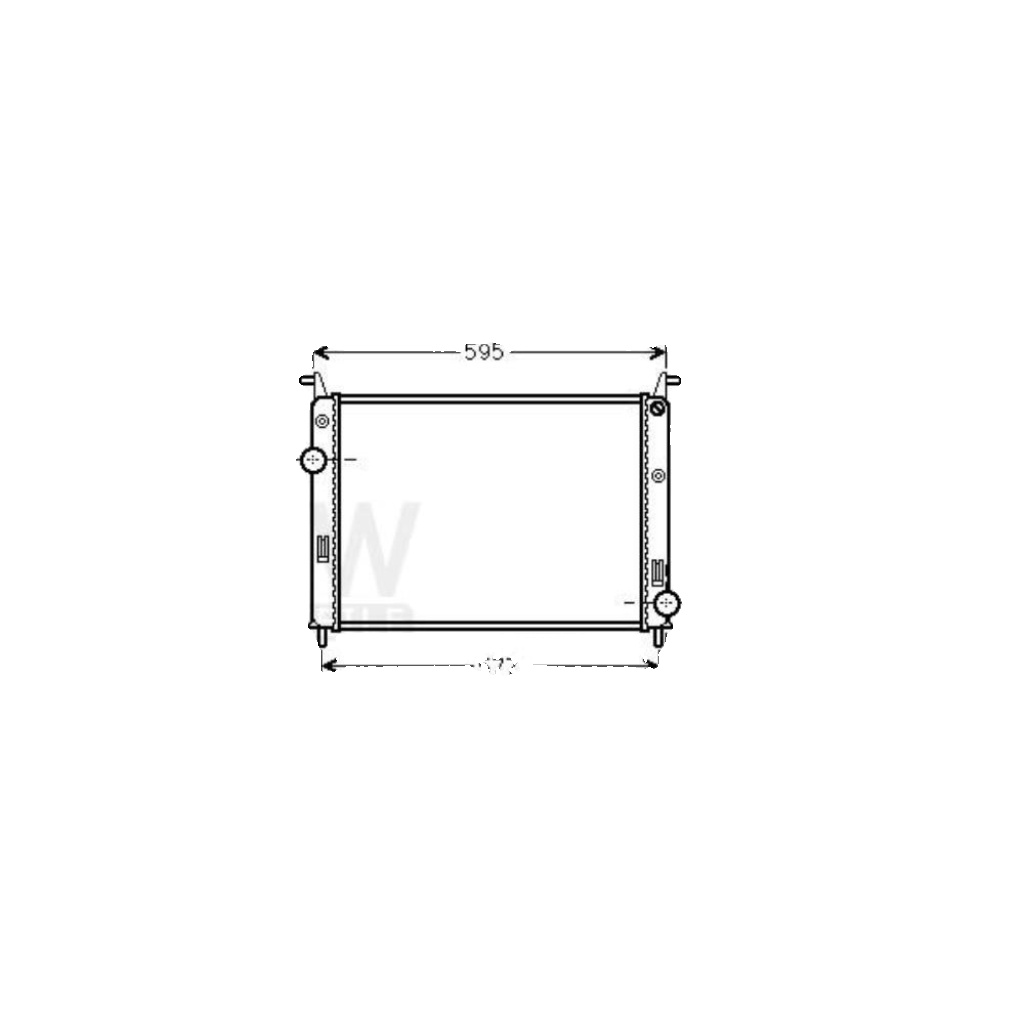 Fits AVA FTA2371 WATER COOLER FIAT ALBEA (1997) 1.3 JTD MULTIJET  ⭐UK Stock⭐