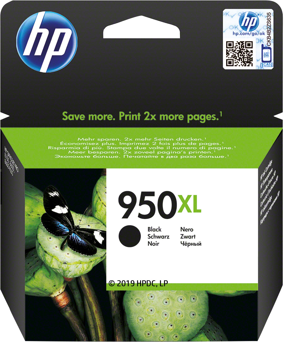 CN045AE New Original HP 950XL Black Officejet Ink Cartridge