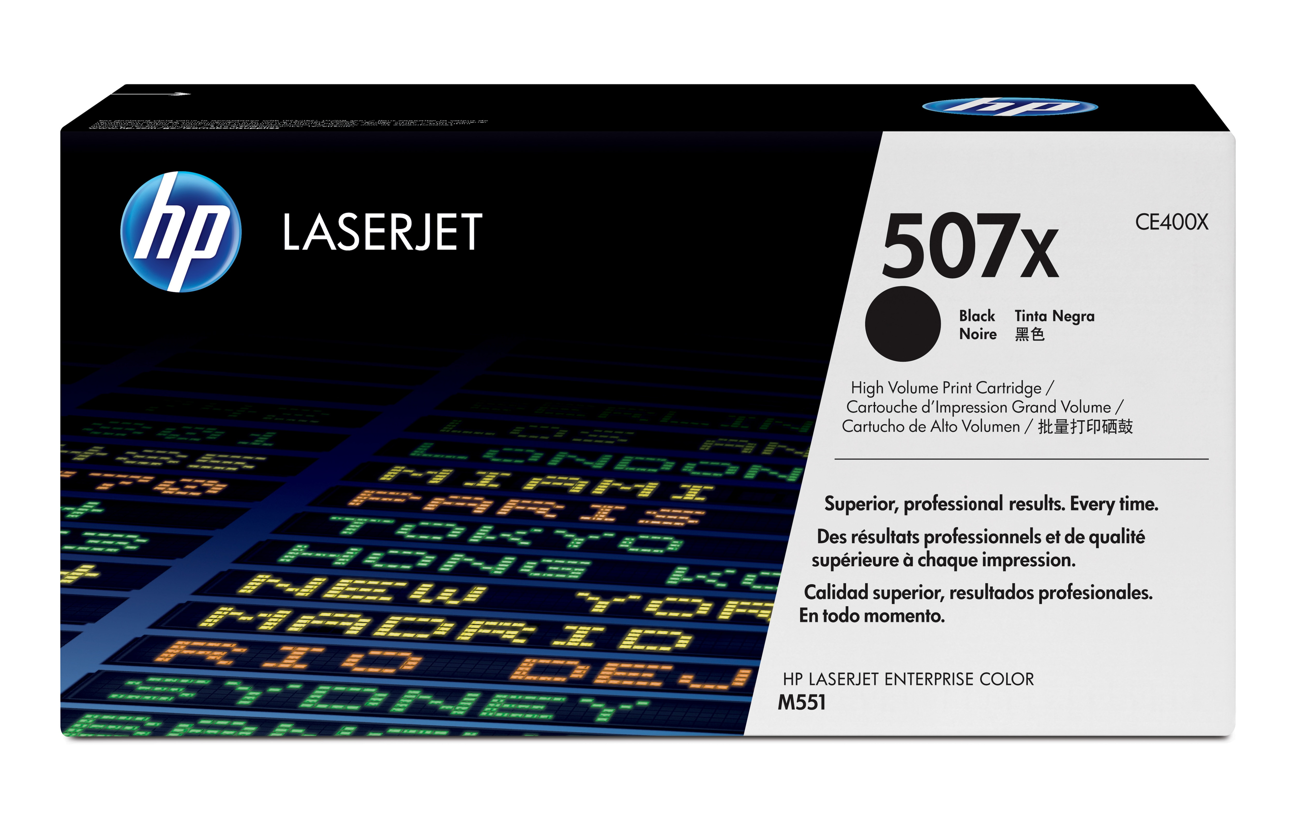 HP 507X High Yield Black Original LaserJet Toner Cartridge - CE400X