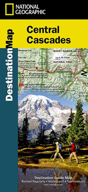 Washington & Oregon  Map  National Geographic Adventure Map