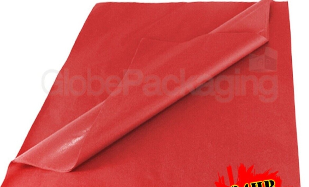500 SHEETS OF BURGUNDY COLOURED ACID FREE TISSUE PAPER 375mm x 500mm *QUALITY*