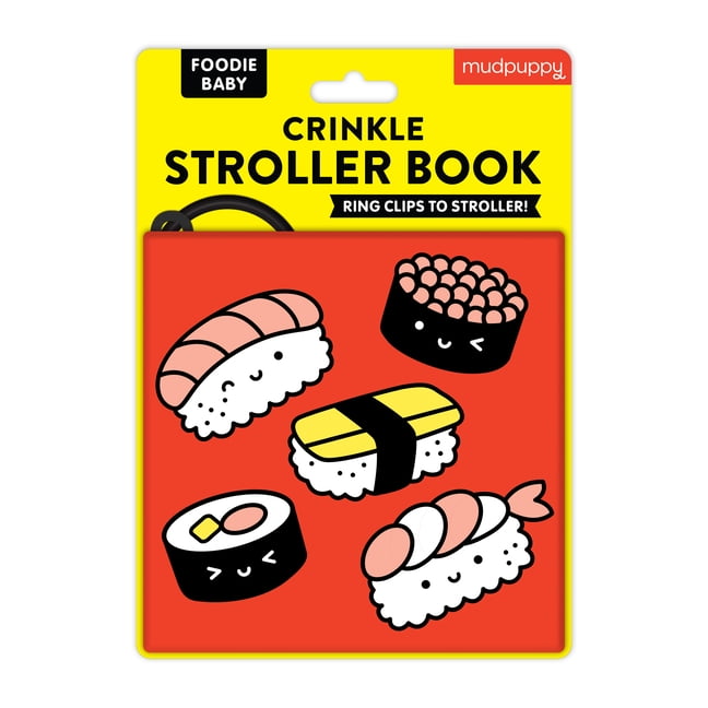 Foodie Baby Crinkle Fabric Stroller Book by  Mudpuppy,  Mochi... - 9780735377424