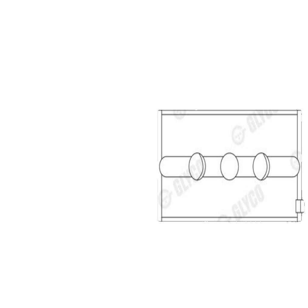 GLYCO H1163/5 STD Crankshaft Bearing for FORD,FORD AUSTRALIA