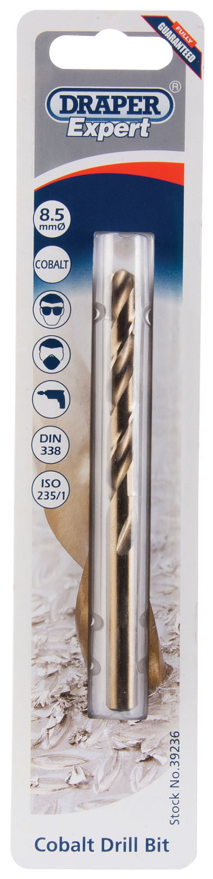 Drill Bit Ø8 , 5mm HSS Cobalt DRAPER for Moto Spare Parts Accessories Pieces