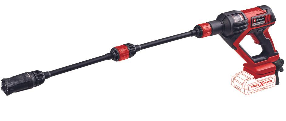 Einhell HYPRESSO 18/24-1 pressure washer Upright Electric 240 l/h Black, Red - Image 2