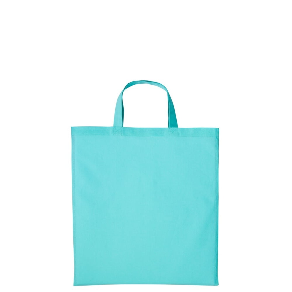 Nutshell Multicoloured (One Size, Peppermint) Cotton Short Handle Shopper