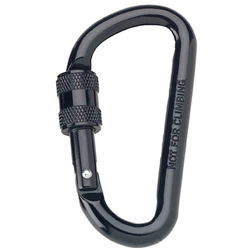 80mm Aluminium Alloy Carabiner Accessory, Black