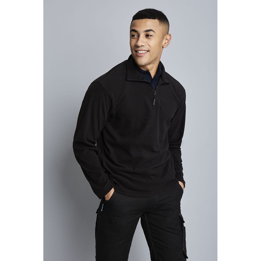Regatta (4Xl, ) Mens Micro Zip Neck Fleece Top (170 Gsm) Black