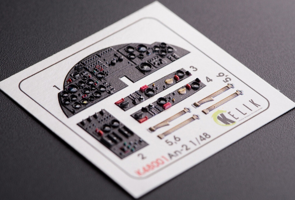 Kelik 48001 1:48 AN-2 Colt Interior 3D Decals For HobbyBoss Kit - New