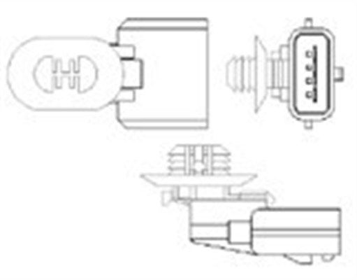 LAMBDA SENSOR 466016355112 FOR RENAULT CLIO/IV/Sport/Tourer/SPORT/TOURER/MIO