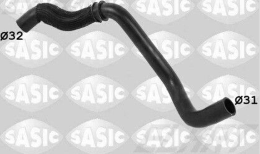 SASIC 3400224 Radiator Hose for CITROËN,PEUGEOT
