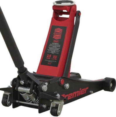 Sealey 2500LE Trolley Jack 2.5 tonne Low Entry Profile Twin Piston NEW MODEL