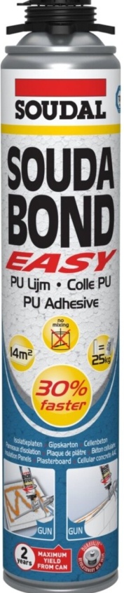Soudal PU FIX ALL Fills & Bonds FOAM KIT 10 Cans 750ML Gun & Gun Cleaner