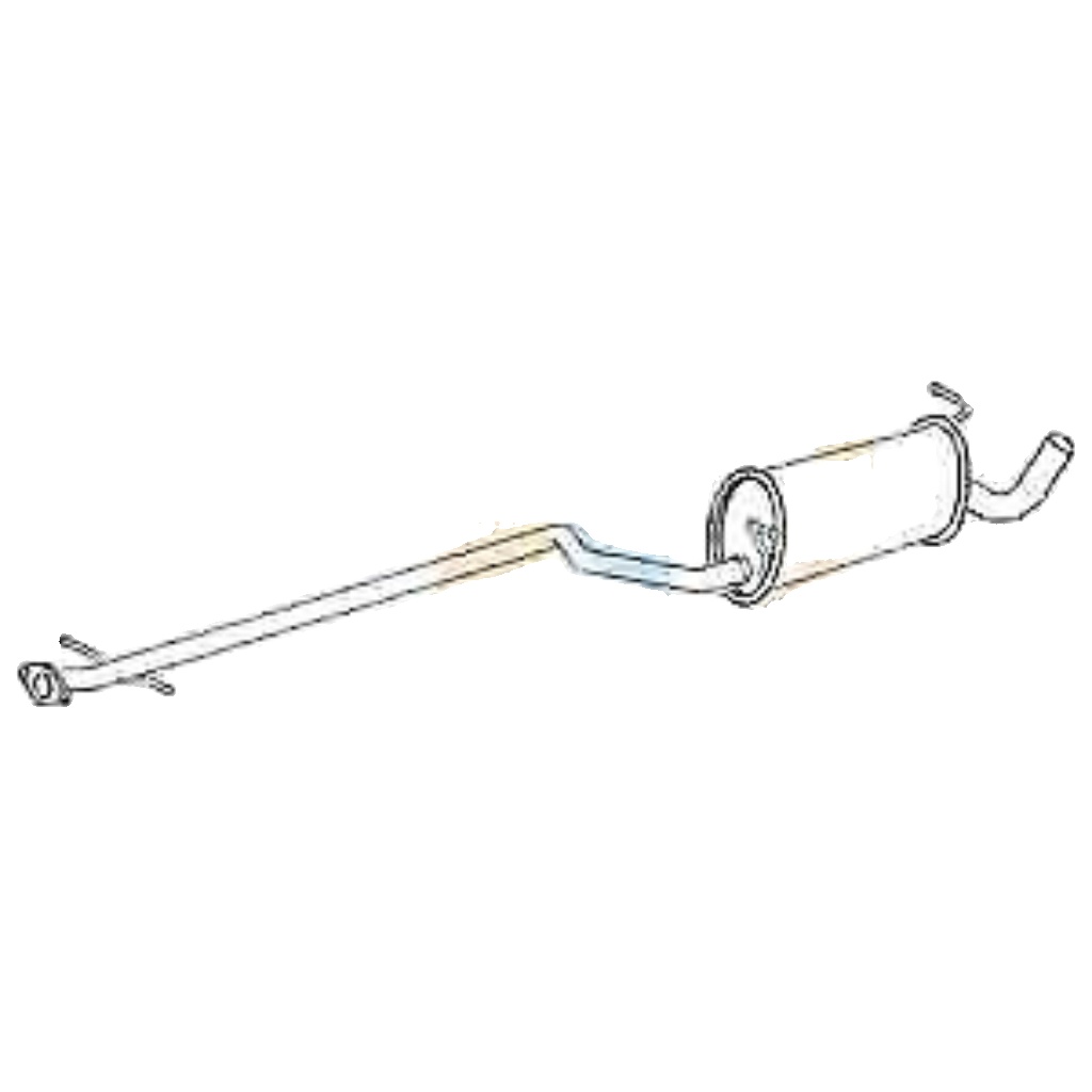 Klarius FE900K Exhaust Centre Box Transit Connect 1.8 02-04