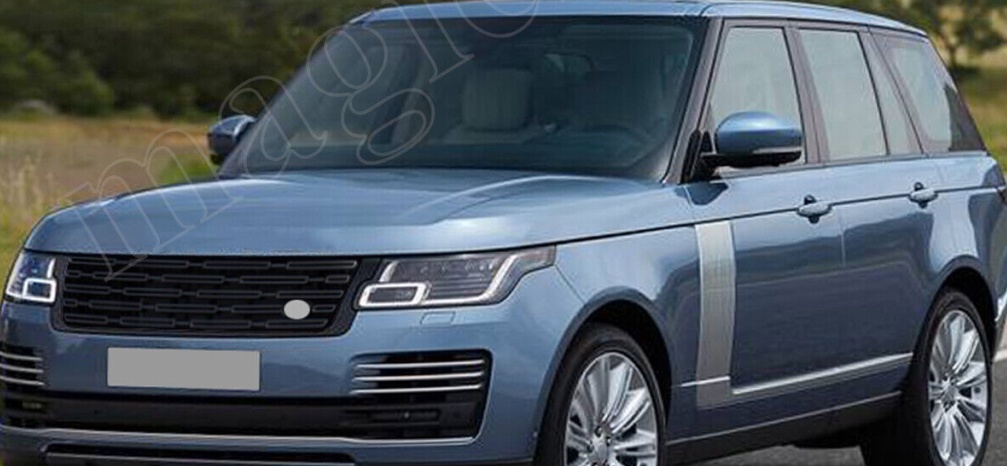 Front Grille 2023 Facelift Style Gloss Black For Range Rover 18-2022 Vogue L405