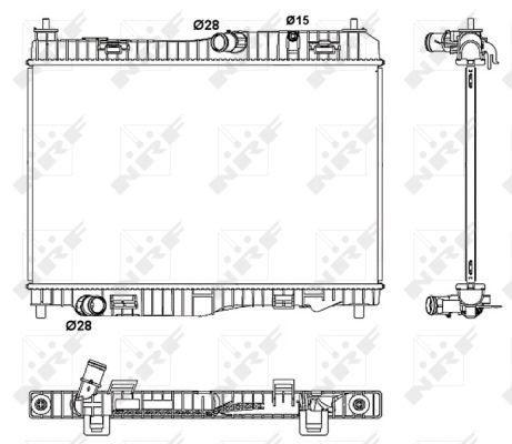 Radiator 53044 NRF 1516268 1522383 1573215 1671390 1772863 Quality Guaranteed - Image 17