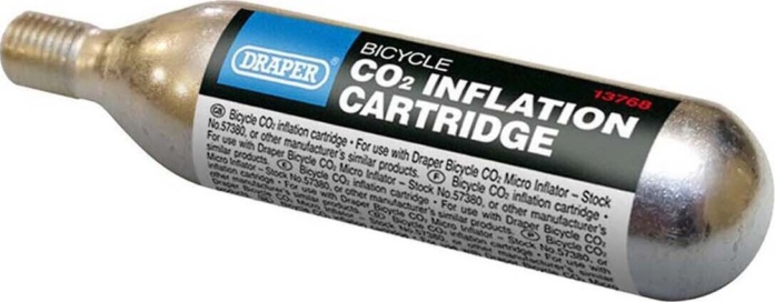 Draper 13786 Bicycle CO2 Inflation Cartridge 16g (Pack of 5)