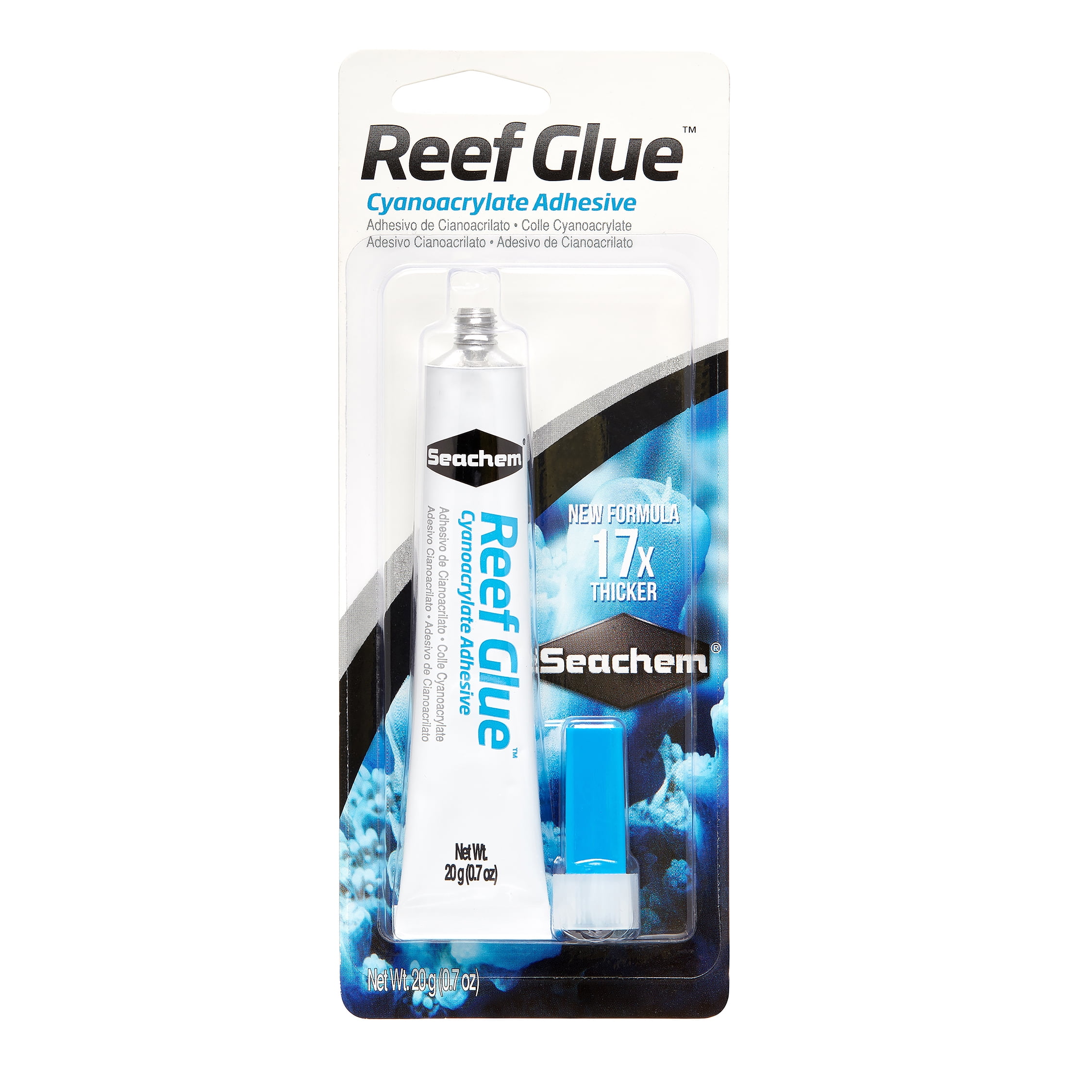 Seachem REEF GLUE CORAL Frag & Rock Underwater ADHESIVE Gel MARINE Aquarium Tank