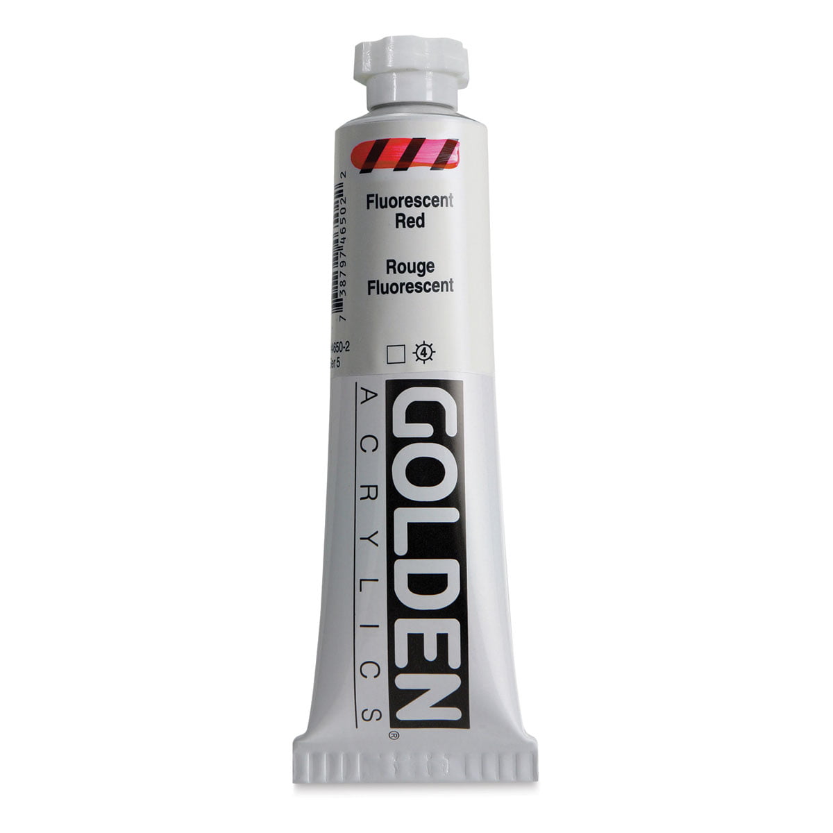 Golden : Heavy Body : Acrylic Paint : 59ml (2oz) : Fluorescent Red