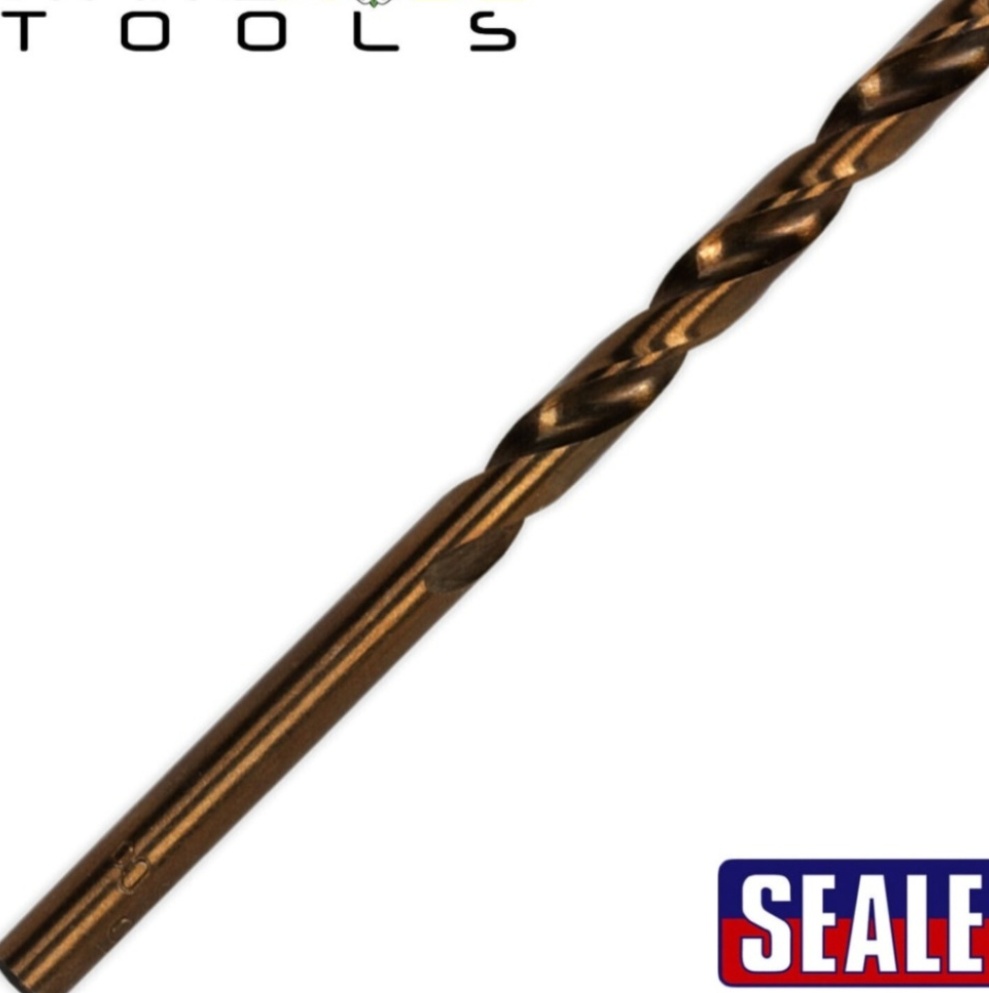 Sealey DB060CB HSS Cobalt Fully Ground Drill Bit 6mm - Pack of 10